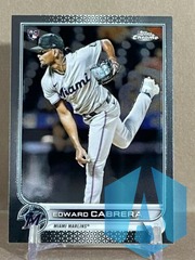 Edward Cabrera Rookie 2022 Topps Chrome #64 Marlins